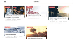 Desktop Screenshot of galeria-lubelska.pl